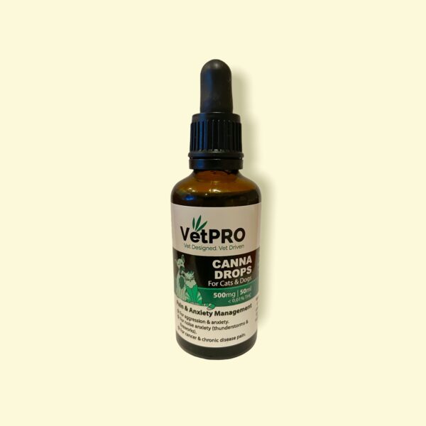 VetPro Canna Drops for Cats & Dogs - 500mg - Image 3