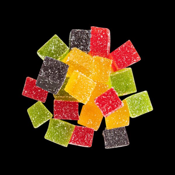 Gummies -  Rainbow - 25mg x 4 = 100mg CBD+ Indica - Image 2
