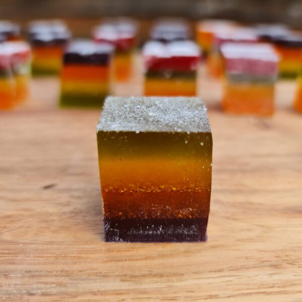 Gummies -  Rainbow - 25mg x 4 = 100mg CBD+ Indica - Image 4