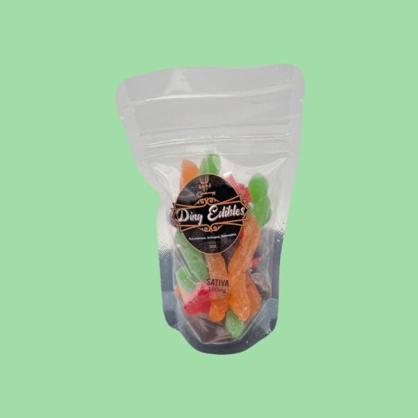 Gummies - Sour Worms 200mg CBD+